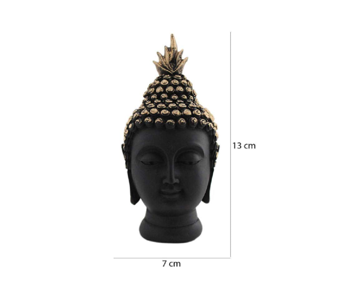 Resin Buddha Head Idol Statue Showpiece
