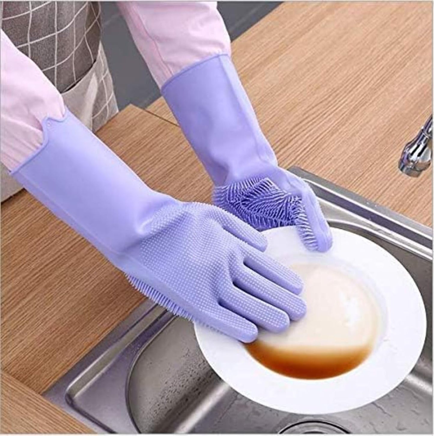 Gloves Silicone Dishwashing Hands
