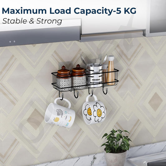 Strong Hold Self-Adhesive Storage Wall Shelf