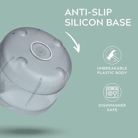 Manual Hand-Press Vegetable Chopper Mixer Cutter