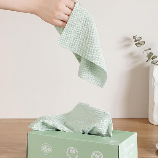 Essentials Reusable Microfiber Cleaning & Drying Wipes