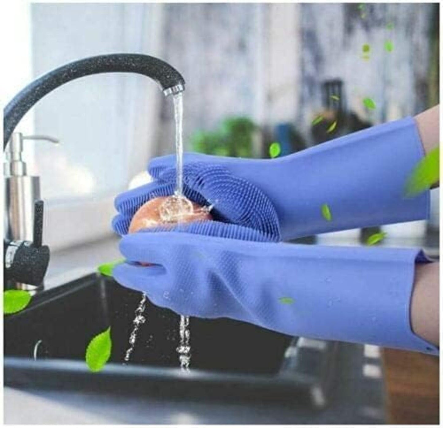 Gloves Silicone Dishwashing Hands