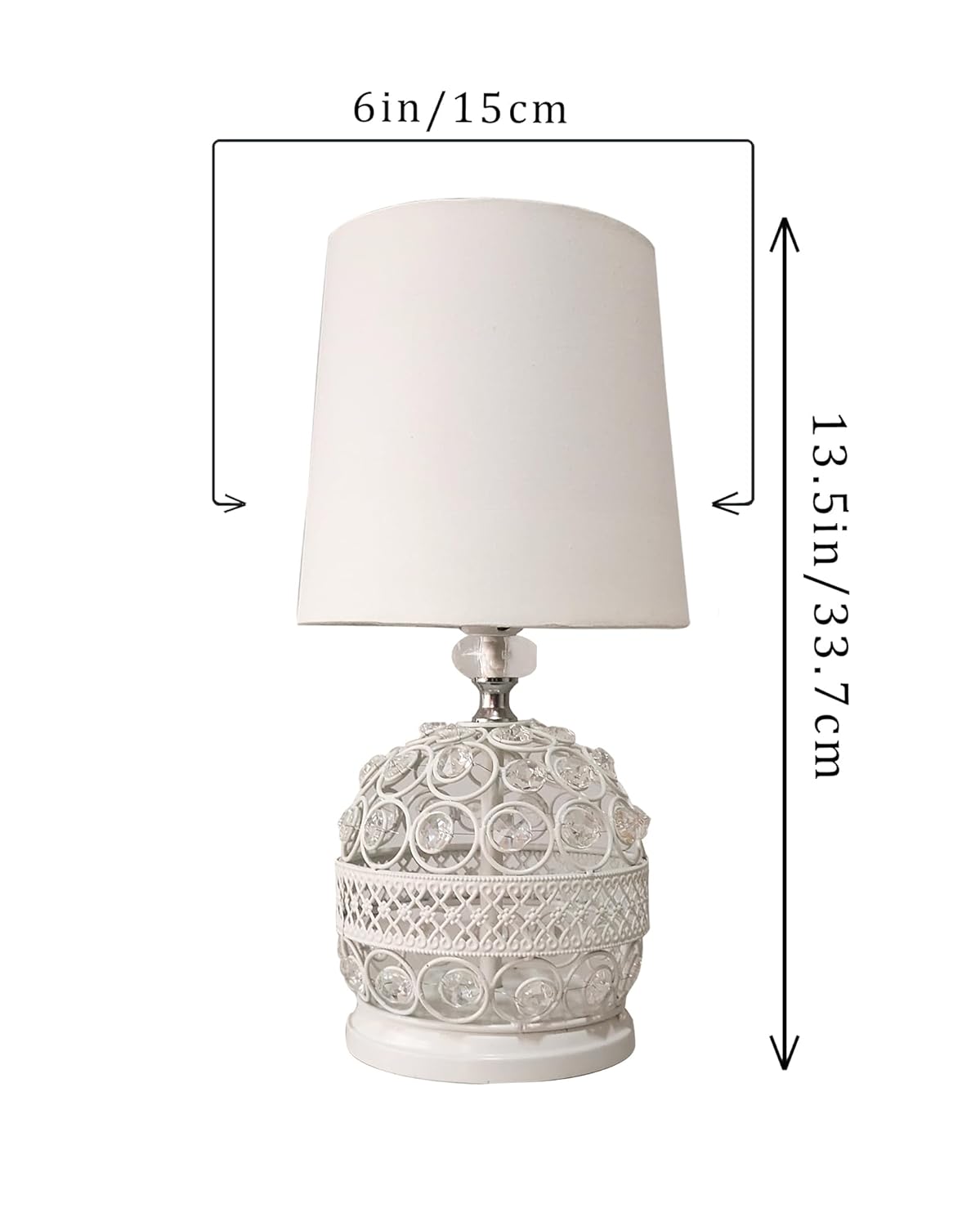 Modern Small Crystal Decorative Table Lamp