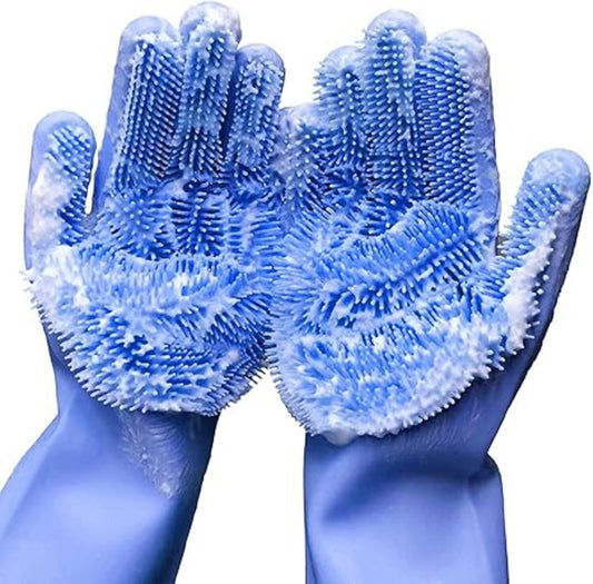 Gloves Silicone Dishwashing Hands