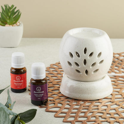 Handcrafted Ceramic Electric Round Shaped Aroma Diffuser