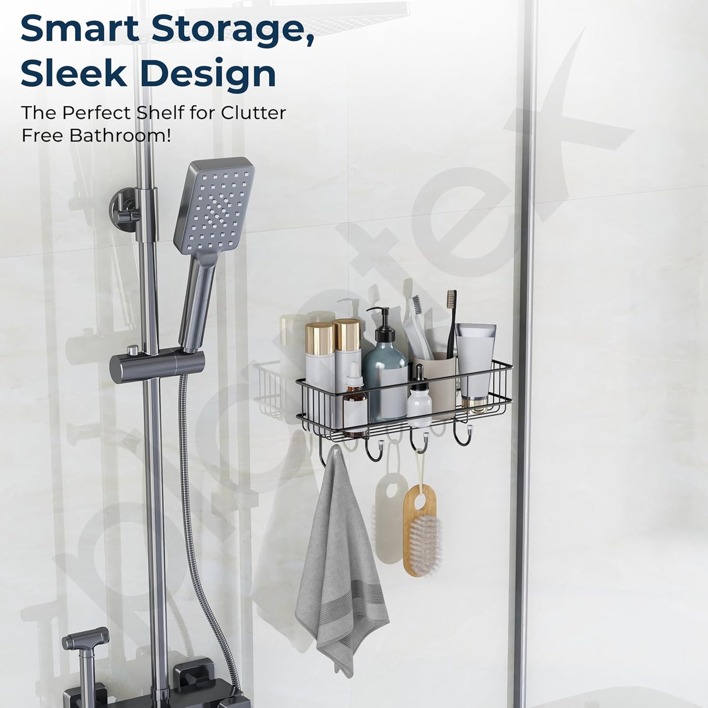 Strong Hold Self-Adhesive Storage Wall Shelf