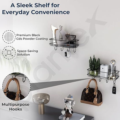 Strong Hold Self-Adhesive Storage Wall Shelf